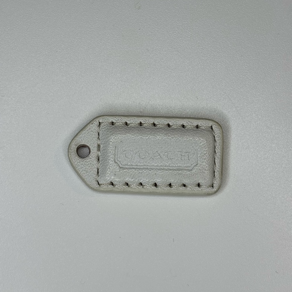 Coach Vintage White and Pink Hangtag